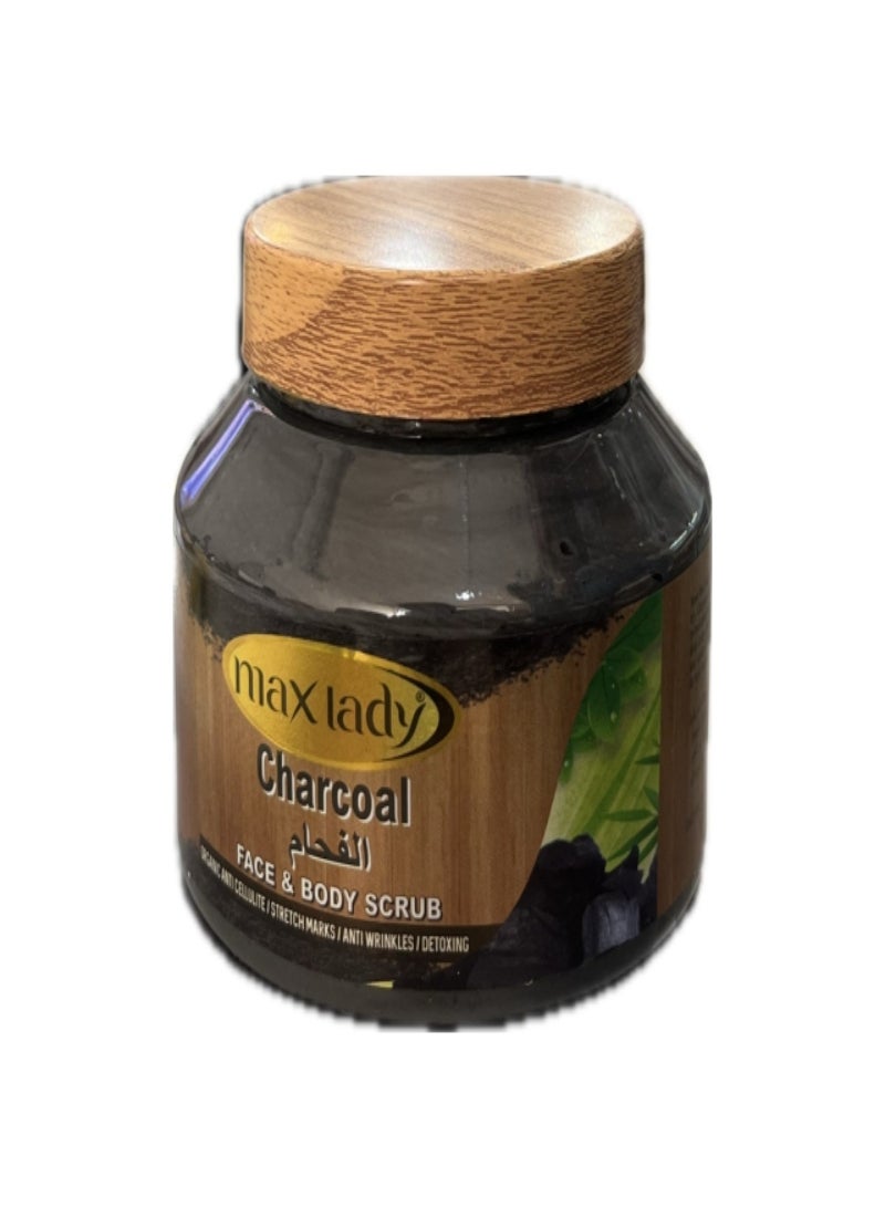 Max Lady Charcoal Face & Body Scrub